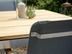 Stapelsessel Columbia Edelstahl Teak Armlehne -Gartenmöbel Verkäufe ploss edelstahl gartenstuhl stapelbar columbia ambientebild 3 627x627