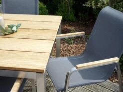 Stapelsessel Columbia Edelstahl Teak Armlehne -Gartenmöbel Verkäufe ploss edelstahl gartenstuhl stapelbar columbia ambientebild 4 627x627