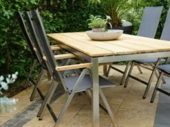 Hochlehner Klappsessel Columbia Edelstahl Teak Armlehne 17 Hochlehner Klappsessel Columbia Edelstahl Teak Armlehne -Gartenmöbel Verkäufe ploss edelstahl klappsessel hochlehner columbia ambientebild 5 627x627