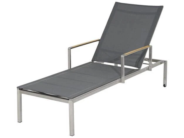 Rollliege Columbia Edelstahl Teak Armlehnen 3 Rollliege Columbia Edelstahl Teak Armlehnen