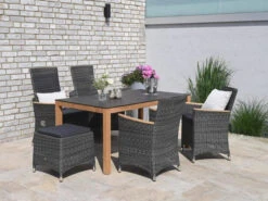 Move-Positionssessel Long Island Geflecht Stone 12 Move-Positionssessel Long Island Geflecht Stone -Gartenmöbel Verkäufe polyrattan dining positionssessel long island stone ambientebild set 627x627