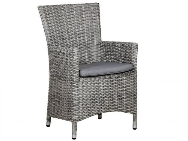 Polyrattan Diningsessel Trinidad Light-grey 3 Polyrattan Diningsessel Trinidad Light-grey