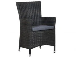 Polyrattan Diningsessel Trinidad Rock-grey