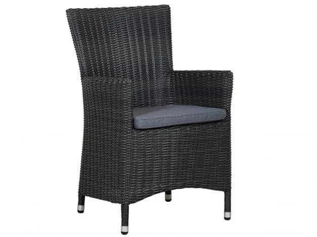 Polyrattan Diningsessel Trinidad Rock-grey 3 Polyrattan Diningsessel Trinidad Rock-grey