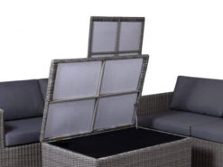 Loungemöbel Polyrattan Ecke Trinidad Light-grey -Gartenmöbel Verkäufe polyrattan eck lounge gruppe trinidad light grey detailbild 627x627