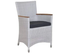 Gartensessel Polyrattan Long Island White Wash