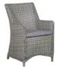 Polyrattan Diningsessel Tobago Light-grey -Gartenmöbel Verkäufe polyrattan geflecht gartensessel tobago light grey 627x627