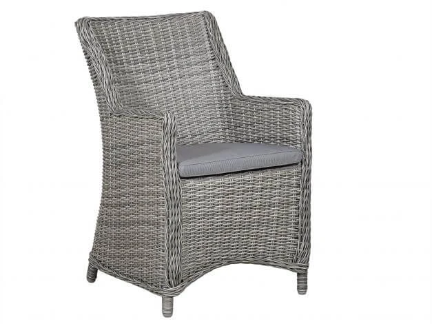 Polyrattan Diningsessel Tobago Light-grey 3 Polyrattan Diningsessel Tobago Light-grey