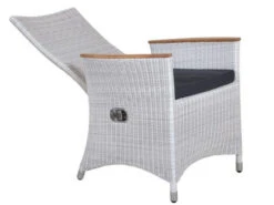 Move-Positionssessel Long Island Geflecht White Wash -Gartenmöbel Verkäufe polyrattan positionssessel long island white wash verstellt 627x627