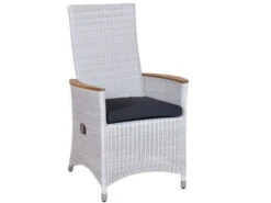 Move-Positionssessel Long Island Geflecht White Wash