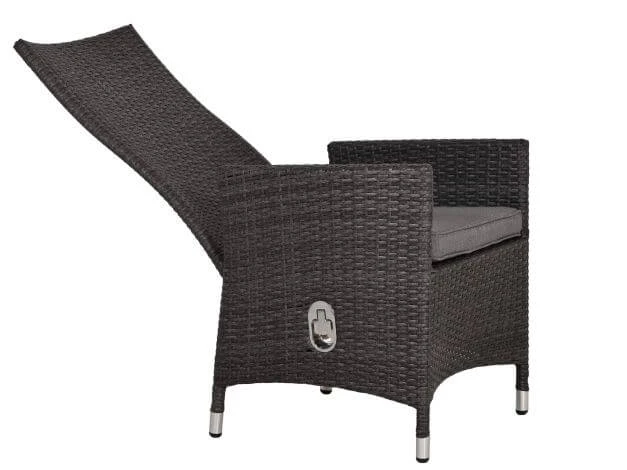 Polyrattan Positionssessel Santa Monica Anthrazit 4 Polyrattan Positionssessel Santa Monica Anthrazit – Bild 2