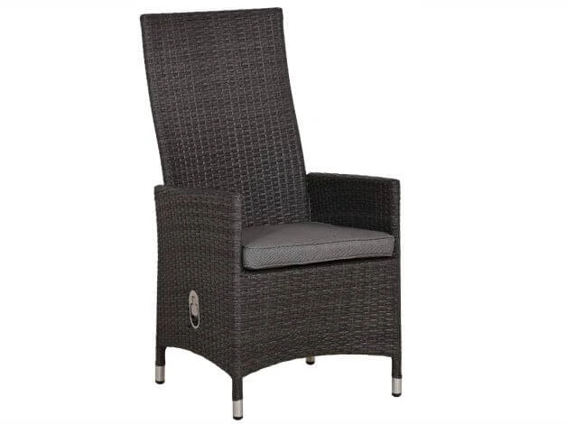 Polyrattan Positionssessel Santa Monica Anthrazit 3 Polyrattan Positionssessel Santa Monica Anthrazit