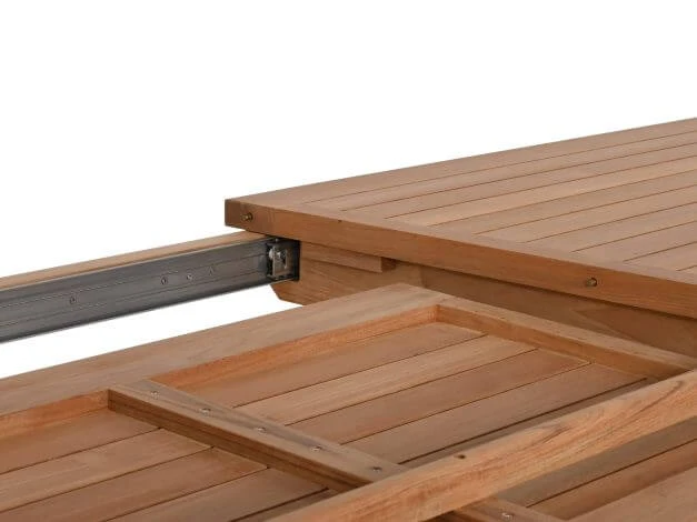 Premium Deluxe Teakholz Ausziehtisch Synchron 200/280x100cm 4 Premium Deluxe Teakholz Ausziehtisch Synchron 200/280x100cm – Bild 2