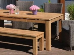 Antik Teakholz Sitzbank John 250cm -Gartenmöbel Verkäufe recycling teakholz sitzbank john ambiente 627x627