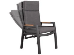Dining Relaxsessel Montana Alu Anthrazit Teak