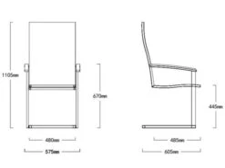 Edelstahl Freischwinger Rhodium Teak Dark-smoke 13 Edelstahl Freischwinger Rhodium Teak Dark-smoke -Gartenmöbel Verkäufe rhodium edelstahl freischwinger hoch technische zeichnung 627x627