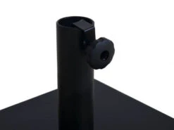 Sonnenschirmständer Stahlplatte Schwarz 60x60cm 24kg -Gartenmöbel Verkäufe schirmstaender stahlplatte 24kg detailbild 627x627