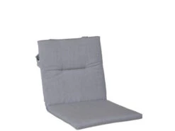 Sessel Auflage Niedrig Royal Silber 89x46cm