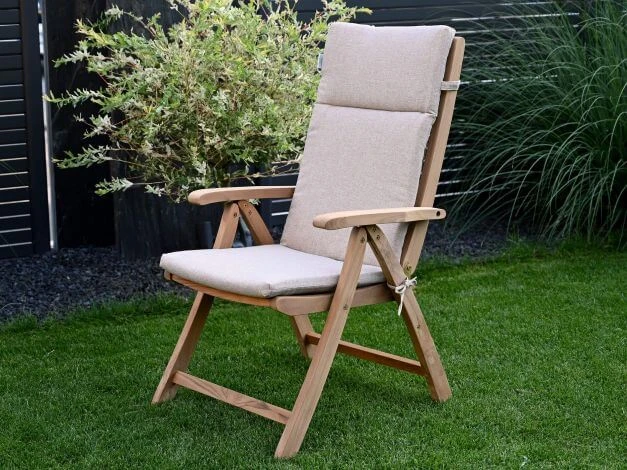 Sesselauflage Venice Hoch Royal Beige 120x50cm 5 Sesselauflage Venice Hoch Royal Beige 120x50cm – Bild 3