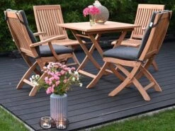 Sesselauflage Venice Niedrig Royal Black 97x46cm -Gartenmöbel Verkäufe sesselauflage venice niedrig royal black ambientebild 1 627x627