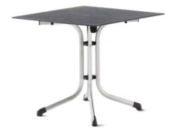 Boulevard Klapptisch Polytec HPL 80x80cm Graphit-anthrazit