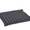 Slimline Stuhlkissen 45x45cm Stoffkollektion Rips -Gartenmöbel Verkäufe sitzkissen duenn streifenmuster anthrazit 627x627