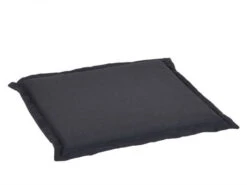 Slimline Stuhlkissen 45x45cm Stoffkollektion Rips -Gartenmöbel Verkäufe sitzkissen duenn uni anthrazit 627x627