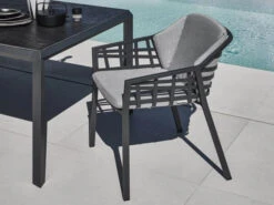 Basket Alu Dining-Sessel Inkl. Sitz-/Rückenpolster -Gartenmöbel Verkäufe solpuri basket dining sessel ambientebild 3 627x627