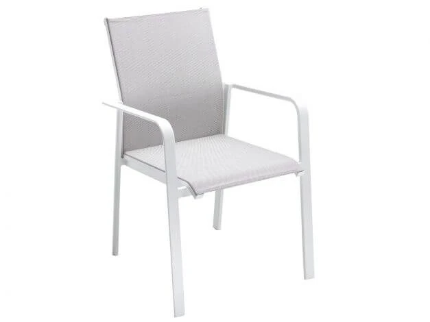 Breeze Stapelsessel Alu White Softex Shell 3 Breeze Stapelsessel Alu White Softex Shell