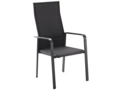Breeze Stapelsessel Hoch Alu Anthracite Softex Coal