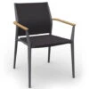 Carla Stapelsessel Alu Anthracite Softex Coal Teak-Armlehne 2 Carla Stapelsessel Alu Anthracite Softex Coal Teak-Armlehne -Gartenmöbel Verkäufe solpuri carla stapelsessel anthracite softex coal 627x627