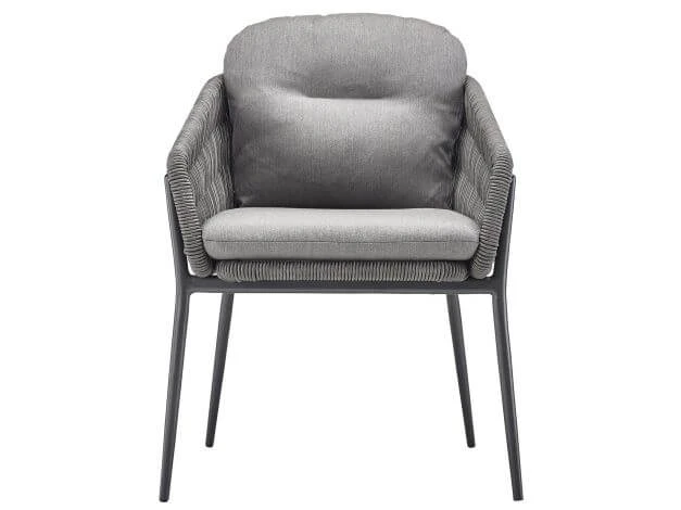 Cestino Dining Sessel Alu Anthracite Polster Bombay Anthracite 4 Cestino Dining Sessel Alu Anthracite Polster Bombay Anthracite – Bild 2