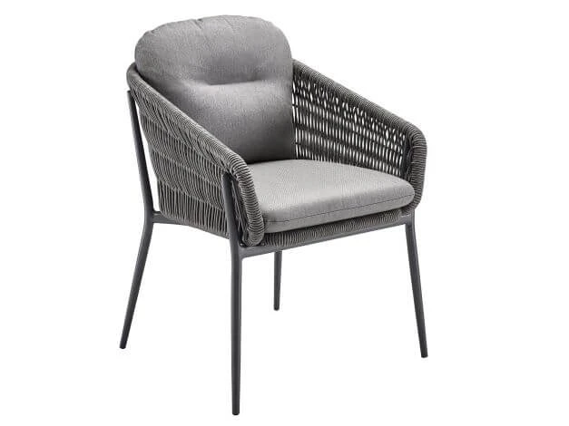 Cestino Dining Sessel Alu Anthracite Polster Bombay Anthracite 3 Cestino Dining Sessel Alu Anthracite Polster Bombay Anthracite