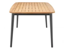 Charlie Alu Teak Dining Tisch 7 Charlie Alu Teak Dining Tisch -Gartenmöbel Verkäufe solpuri charlie gartentisch teakholz 170x100cm alu anthracite frontsicht 627x627