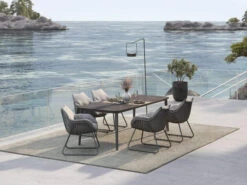 Chill Dining Sessel Alu Anthracite Polster Mumbai Anthracite -Gartenmöbel Verkäufe solpuri chill dining sessel alu anthracite ambientebild 627x627