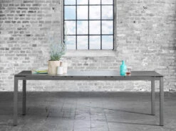 Classic Alu Dining-Tisch HPL -Gartenmöbel Verkäufe solpuri classic alu dining tisch anthracite ambientebild 2 627x627