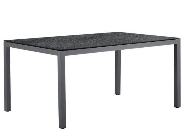 Classic Alu Ausziehtisch 160/220x100cm HPL Premium Steel Graphite 4 Classic Alu Ausziehtisch 160/220x100cm HPL Premium Steel Graphite – Bild 2