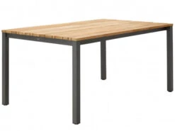 Dining Tisch Classic Alu Anthracite Teak