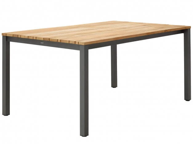 Dining Tisch Classic Alu Anthracite Teak 3 Dining Tisch Classic Alu Anthracite Teak