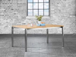 Dining Tisch Classic Edelstahl Teak 9 Dining Tisch Classic Edelstahl Teak -Gartenmöbel Verkäufe solpuri classic edelstahl teakholz dining tisch ambientebild 627x627