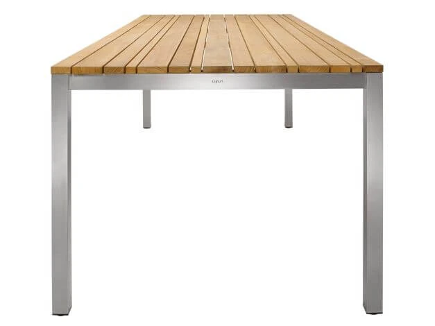 Dining Tisch Classic Edelstahl Teak 3 Dining Tisch Classic Edelstahl Teak