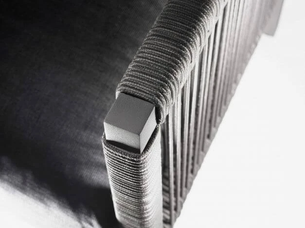 Club Dining-Sessel Anthracite Inkl. Polster 7 Club Dining-Sessel Anthracite Inkl. Polster – Bild 5