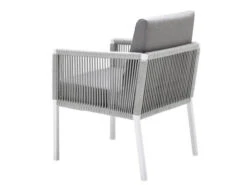 Club Dining-Sessel White Inkl. Polster 15 Club Dining-Sessel White Inkl. Polster -Gartenmöbel Verkäufe solpuri club dining sessel alu white stringflex white grey rueckansicht 627x627