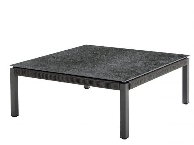 Club Lounge Anthracite Kaffeetisch Keramik 80x80cm 3 Club Lounge Anthracite Kaffeetisch Keramik 80x80cm