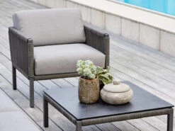 Club Lounge Anthracite Sessel Inkl. Polster -Gartenmöbel Verkäufe solpuri club lounge sessel anthracite ambientebild 627x627 1