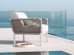 Club Lounge White Sessel Inkl. Polster -Gartenmöbel Verkäufe solpuri club lounge sessel white ambientebild 627x627