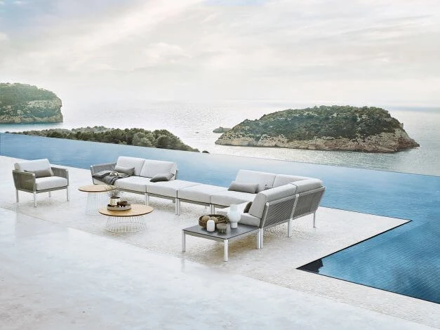 Club Lounge White Recamiere Links Geschlossen Inkl. Polster 7 Club Lounge White Recamiere Links Geschlossen Inkl. Polster – Bild 5