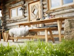 Country Sitzbank Teak Rustique 240cm 9 Country Sitzbank Teak Rustique 240cm -Gartenmöbel Verkäufe solpuri country sitzbank teak rustique teakholz 240cm sitzbank ambientebild 1 627x627