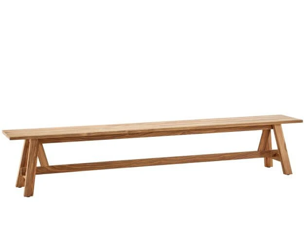 Country Sitzbank Teak Rustique 240cm 3 Country Sitzbank Teak Rustique 240cm