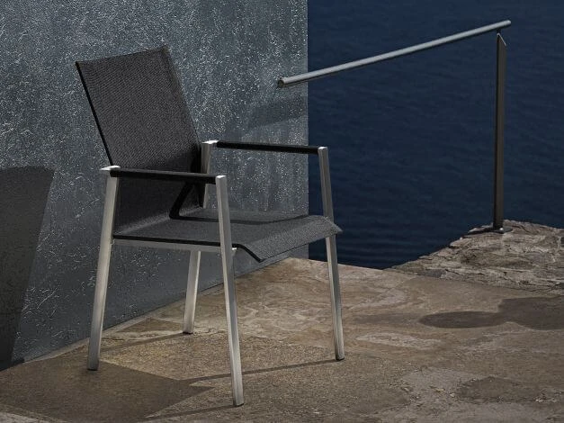 Dance Stapelsessel Edelstahl Softex Coal 9 Dance Stapelsessel Edelstahl Softex Coal – Bild 8